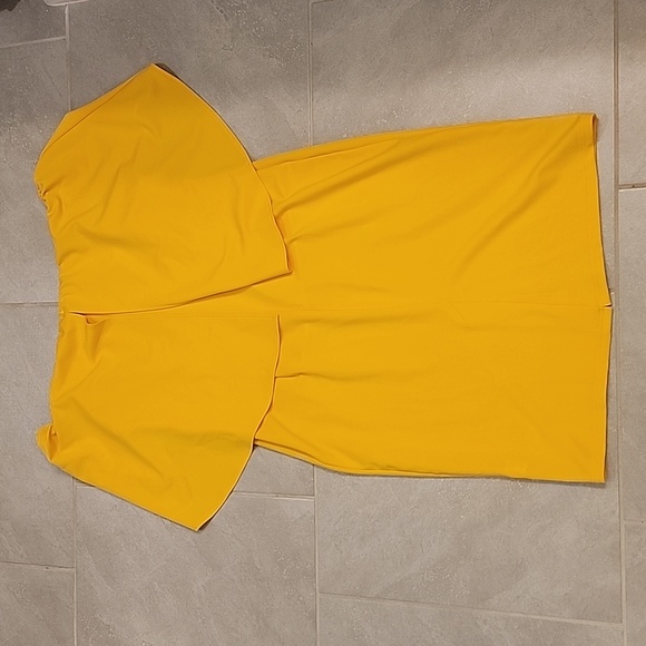 Grace Karin Caped Dress Size XXL. Yellow. - Picture 2 of 9